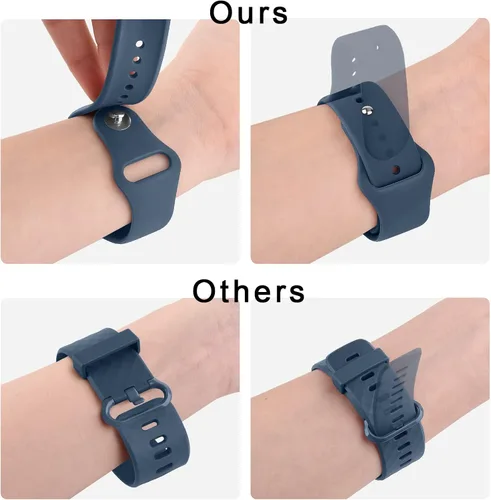 Miniatura 5 de Vanjua Bandas de silicona para Amazfit GTR mini / GTR 1.654 in Band, Amazfit GTS 4 / GTS 4 Mini / GTS 3 / GTS 2 / GTS 2e / GTS 2 mini / GTS, Amazfit