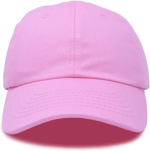 Miniatura 80 de DALIX Gorra de béisbol para papá, lisa, para hombre, mujer, algodón, ajustable, en blanco, sin estructurar, suave