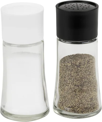 Miniatura 3 de Good Cook - Juego de salero y pimentero de cristal, 2 onzas, transparente