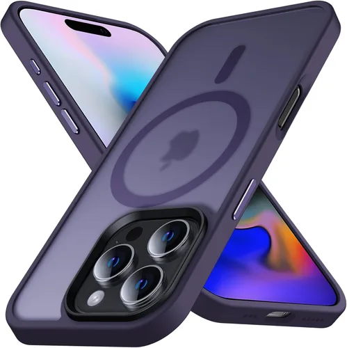 Miniatura 22 de Anqrp Funda magnética a prueba de golpes para iPhone 11, [compatible con MagSafe] [probada contra caídas de grado militar] Funda delgada de silicona