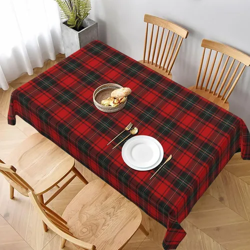 Miniatura 8 de AGAYNA 4th of July Tablecloth Round 60 Inch Blue Red White Patriotic Stars Table Cloth,Stain Resistance Independence Day Holiday Table Covers for