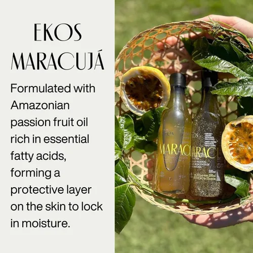 Miniatura 6 de Natura - Aceite corporal de triple fase de maracuyá – Hidratante de aceite de maracuyá para una piel suave y radiante, cuidado vegano de la piel