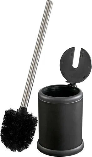 Miniatura 10 de Bath Bliss - Cepillo y soporte para inodoro Tapa de cierre automático Cabezal de 360 grados Limpieza del baño Tamaño compacto