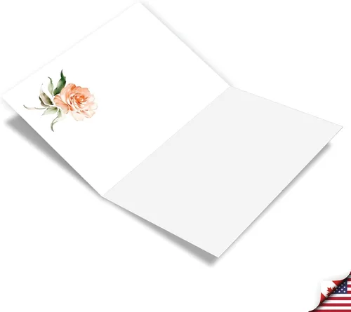Miniatura 2 de NobleWorks Tarjeta de Papel en Blanco para Recuperación con Sobre de 5 x 7 Pulgadas (1 Tarjeta) Be Well Soon-Green C10350DGWB
