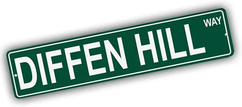Miniatura 304 de Ohio Mountains Pick Your Mountain Compatible/repuesto para Acme Hill United States Mountain aluminio metal metal metal estilo letrero de calle