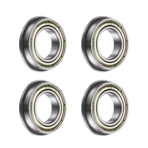 Miniatura 7 de uxcell Rodamiento de bolitas con bridas F683ZZ, 20pcs 0.118x0.276x0.118 in Acero cromado doble blindado ABEC1 cojinetes de brida