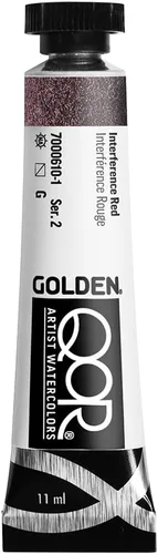 Miniatura 9 de GOLDEN QoR Acuarelas para artistas, Azul cobalto y teja, tubo de 11 ml, pintura profesional de acuarela, semiopaca Verde azulado cobalto