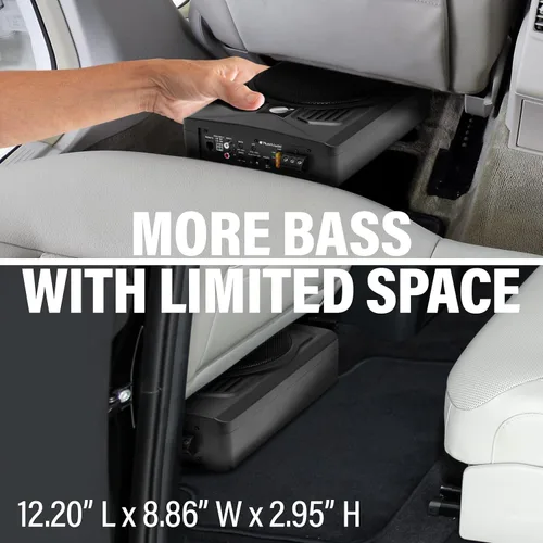 Miniatura 2 de Planet Audio P8AWK Subwoofer para Automóvil Alimentado de Perfil Bajo de 8 Pulgadas Bajo el Asiento - 800 Watts de Alta Potencia, Amplificador