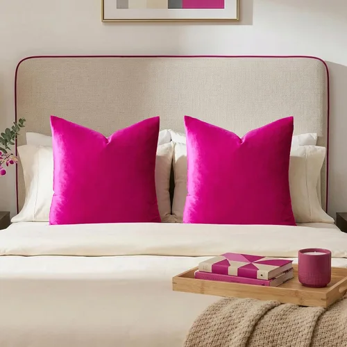 Miniatura 43 de Fundas de almohada GIGIZAZA decorativas de 20 x 20 pulgadas, juego de 2 fundas de almohada color taupe cuadradas para sofá, fundas de almohada Gris