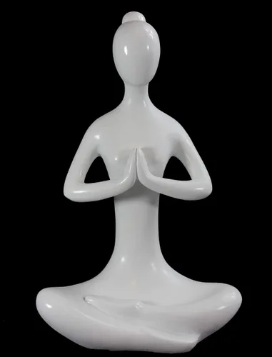 Miniatura 6 de Seraphic Estatua de postura de montaña de yoga, regalos de escultura para mujeres, decoración del hogar o habitación, estatuas/figuras de manos