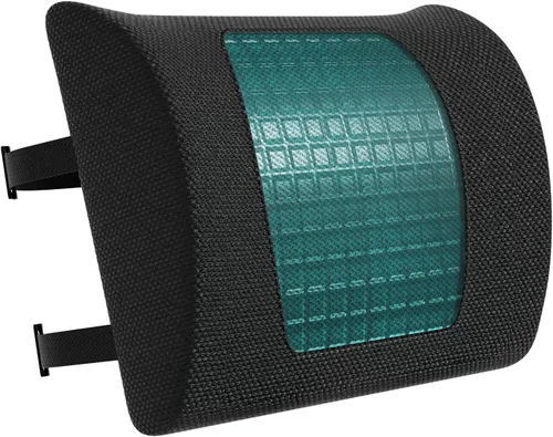 Miniatura 8 de Amazon Basics Cojín rectangular de espuma viscoelástica para silla de escritorio de oficina, color negro