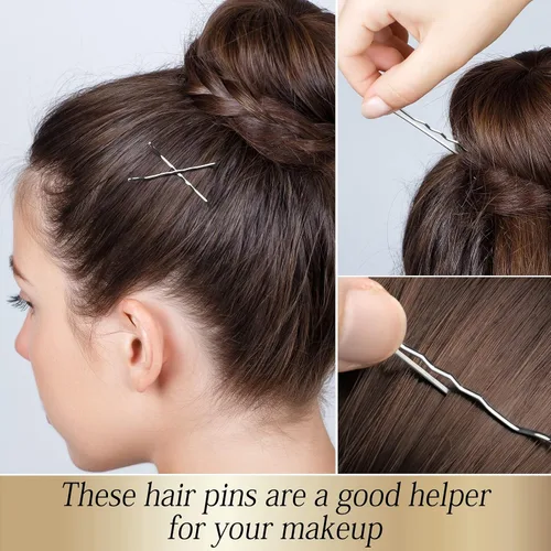 Miniatura 7 de KANPRINCESS Kit de 100 horquillas de 2 pulgadas para el cabello, pinzas de sujeción segura para mujeres y niñas, salón de peluquería con caja