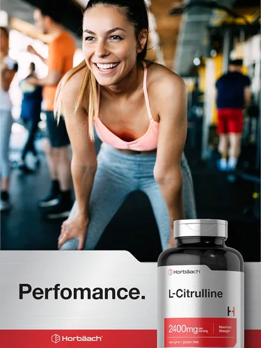 Miniatura 6 de Horbaach L Citrulina Suplemento para hombres y mujeres 2400 mg 180 cápsulas Máxima fuerza y forma libre Sin OMG, sin gluten