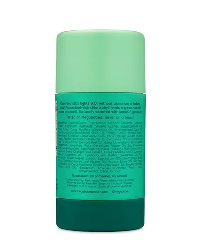 Miniatura 6 de Megababe Desodorante diario - Green Deo Esencial para el verano y el clima cálido Clorofila neutralizante de olores Sin aluminio, totalmente