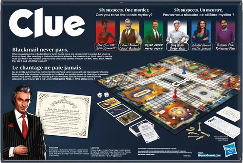 Miniatura 3 de Cluedo - Juego de mesa para niños de 8 años en adelante, clásico reinventado para 2-6 jugadores, juegos misteriosos de detectives, tiempo en familia