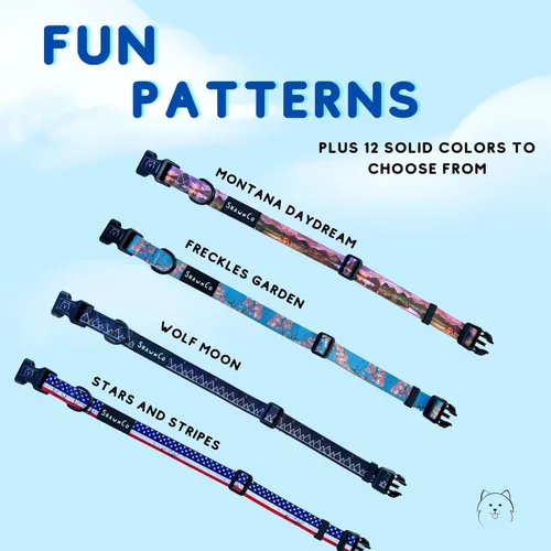 Miniatura 5 de Collar para perros ShawnCo Dream Walk - Collar para mascotas premium, ajustable y cómodo para perros pequeños, medianos, grandes y extra grandes
