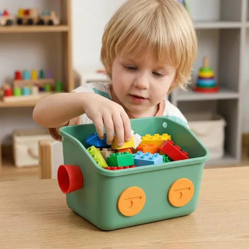Miniatura 5 de Noamus Paquete de 6 cestas organizadoras de almacenamiento de juguetes de baño, 3 capas montadas en la pared, organizador de ducha colgante, estante