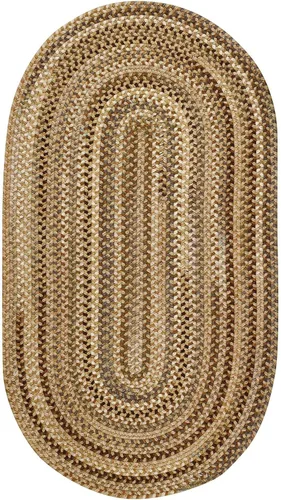 Miniatura 14 de Capel Rugs Manchester - Alfombra trenzada ovalada, 2 x 3 pulgadas, tonos dorados Tonalidades doradas
