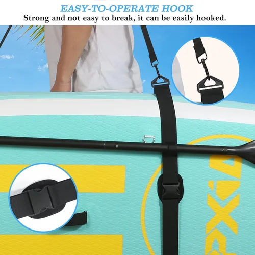 Miniatura 6 de Paddle Board Carry Strap, SUP Kayak Shoulder Straps Paddle Board Accessories for Women and Men Negro