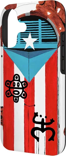 Miniatura 2 de Funda con diseño de bandera de Puerto Rico Coqui Sun Taíno, Boricua Pride Cover Case para iPhone 17