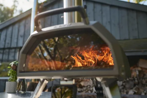 Miniatura 8 de Ooni Karu 2 Pro - Horno de pizza multicombustible – Horno de pizza de madera y gas al aire libre con piedra para pizza y termómetro integrado, horno