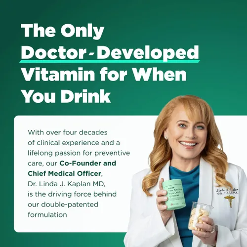 Miniatura 8 de H-PROOF The Anytime You Drink Vitamina, Salud Hepática e Inmunidad Apoyo con electrolitos, cardo mariano y vitaminas B y C – 40 tabletas masticables