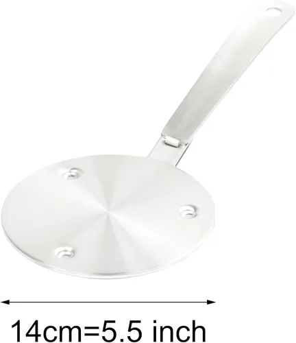 Miniatura 2 de Difusor de calor de 5.5 pulgadas, adaptador de inducción de acero inoxidable con puntos cóncavos para estufa de gas eléctrica, placa de inducción