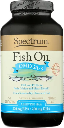 Miniatura 9 de Spectrum Essentials Softgels, aceite de pescado Omega-3, 1000 mg, 100