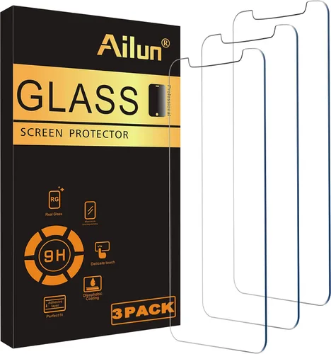 Miniatura 11 de Ailun Protector de pantalla para iPhone 14 Plus/iPhone 13 Pro Max [pantalla de 6.7 pulgadas], 3 unidades de vidrio templado compatible con fundas