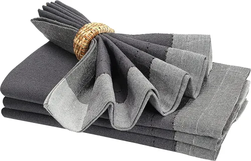 Miniatura 26 de Servilletas de tela para uso diario, 100% algodón, 18 x 18 pulgadas, color azul, servilletas de boda, servilletas de cóctel, servilletas de tela