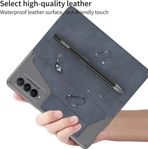 Miniatura 6 de Funda protectora de cuerpo completo para Samsung Galaxy Z Fold 3 5G con ranura para S Pen, funda protectora de cuerpo completo, antiarañazos