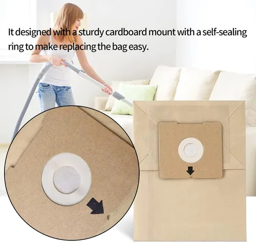 Miniatura 2 de Bolsas de repuesto compatibles con Bissell Zing Vacuum Modelo 4122 Series, 2154A, 2154W, comparado con el número de pieza 2138425, 213-8425