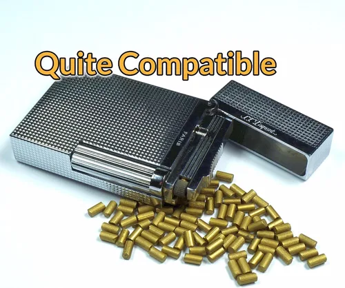 Miniatura 5 de Paquete de 100 pedernales de repuesto prémium compatibles con encendedores Zippo Clipper Piedra de pedernal ferrocerio de larga duración