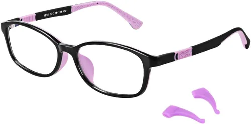DUCO K015 - Gafas de luz azul para niños y niñas, con bloqueo de rayos azules, lindos anteojos de computadora, juegos de televisión, para niños
