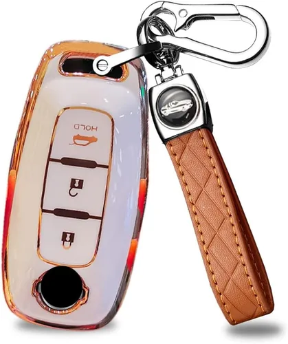 Miniatura 7 de ontto Funda para llavero de 3 botones, funda de TPU para llaves para Nissan Ariya Pathfinder Kicks X-Trail Rogue 8 Gen New Teana 2022 2023, llave