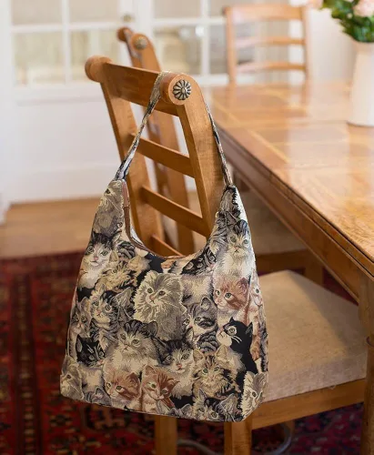 Miniatura 4 de Signare Tapestry Hobo Shoulder bag Slouch Purse For Women
