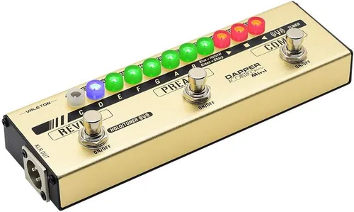 Miniatura 7 de VALETON Dapper - Mini guitarra acústica eléctrica-acústica DI preamplificador analógico pedal multiefectos