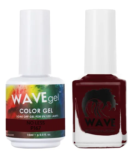 Miniatura 66 de WAVEGEL - Juego dúo de gel y esmalte de uñas a juego - Colección Simplicity - #P109 Blizzard I 0.5 onzas