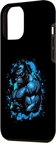 Miniatura 2 de iPhone 12 Pro Max Gorilla Workout Animal Beast Muscles Bodybuilding Gym Case