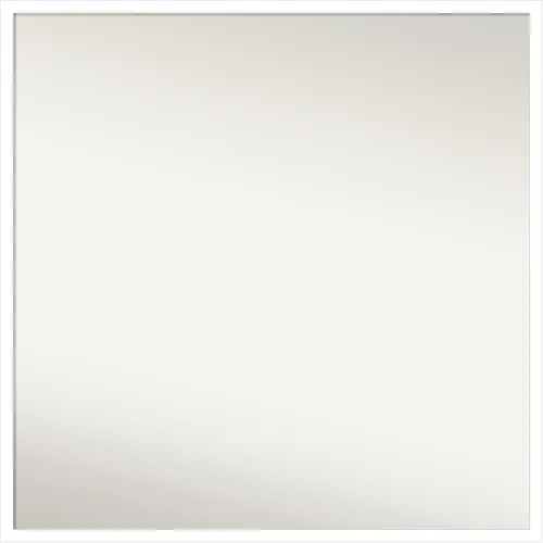 Miniatura 608 de Amanti Art Espejo de baño blanco para sobre el fregadero, 32 x 45 pulgadas, espejo de tocador rectangular blanco esbelto, marco de madera moderno