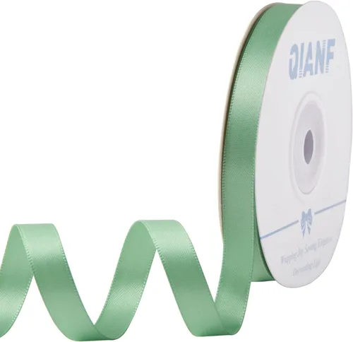 Miniatura 6 de QIANF Cinta plateada de satén de doble cara de 1-1/2 pulgadas para envolver regalos, lazos para el pelo, hacer cintas para el cabello, bandas