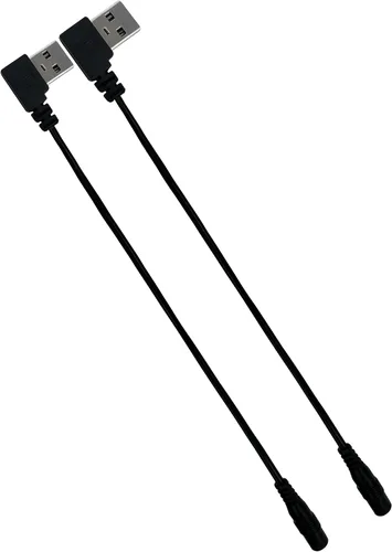 Miniatura 9 de 1 cable USB corto, cable USB desmontable para ropa calentada, chaqueta, chaleco, suéter, ropa interior térmica, cable de alimentación portátil de 5 V