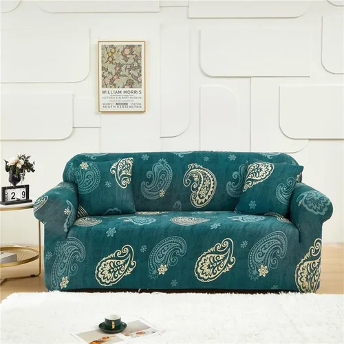 Miniatura 10 de Funda de Sofá Estampada Elástica Fundas de Sofá con Patrón Fundas para Sillón (DCG, Sillón)