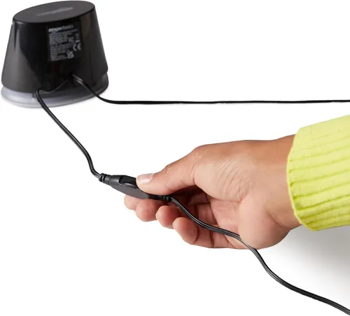 Miniatura 3 de Amazon Basics - Altavoces estéreo 2.0 para PC o laptop, entrada auxiliar de 3.5mm, alimentados por USB, 1 par, negro