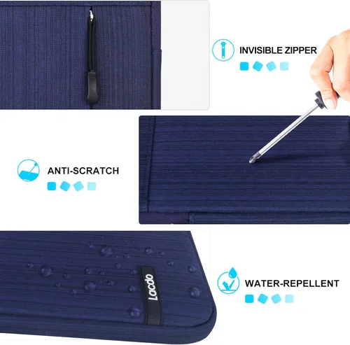 Miniatura 5 de Lacdo Funda para tablet para iPad A16 de 11 pulgadas, iPad Air M4, M3, M2 de 11 pulgadas, iPad Pro M5 M4 de 11 pulgadas, iPad/iPad Air de 10.9 Azul