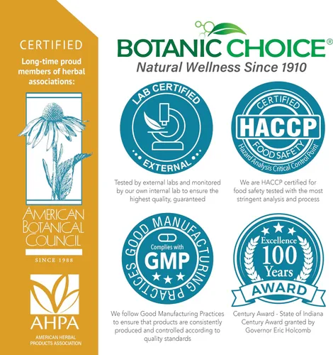 Miniatura 6 de Botanic Choice Extracto líquido de hoja de gordolobo, sin alcohol, sin gluten, soporte respiratorio tradicional, 1 onza líquida.