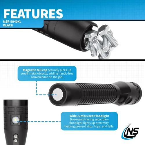 Miniatura 4 de Nightstick NSR-9940XL Xtreme Lumens Multifunción Deber/Tamaño Personal Recargable Doble Luz