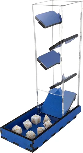 Miniatura 2 de C4Labs Torre de dados alta de 10 ″ y bandeja básica - Serie Chroma - Azul