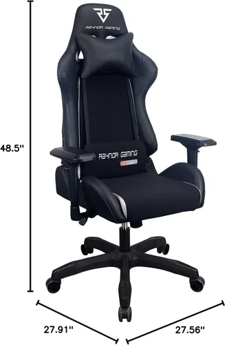 Miniatura 2 de Energy ProSeries - Silla ergonómica para videojuegos, tecnología Outlast con respaldo alto, estilo carreras, altura ajustable, reposabrazos 4D