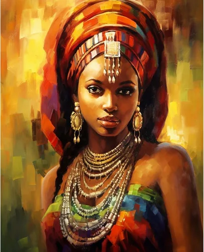 Miniatura 27 de Tucocoo Pintura por números para adultos, kits de pintura al óleo digital sobre lienzo con pinceles y pigmento acrílico, hermoso retrato de niña